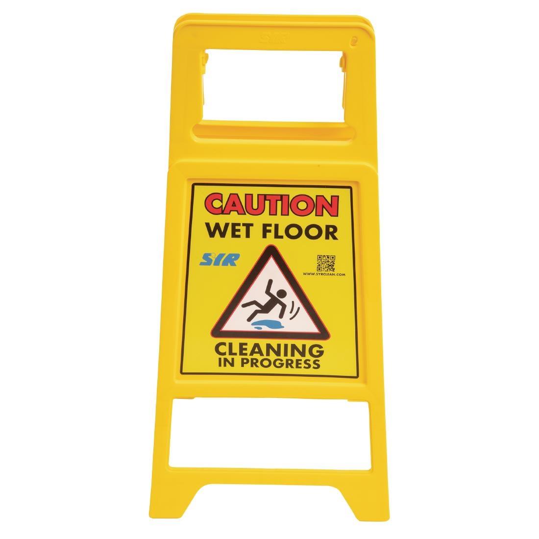 SYR Safe Guard Non-Tip Wet Floor Safety Sign - CY562  - 2