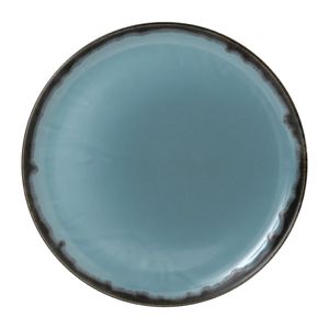 Dudson Harvest Coupe Plate Blue 324mm (Pack of 6) - DK375  - 1