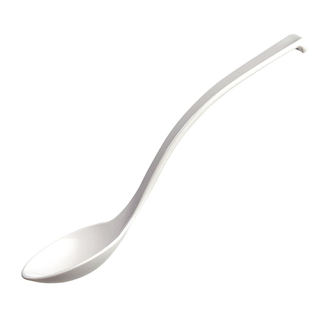 APS White Deli Spoon (Pack of 6) - GH358  - 1