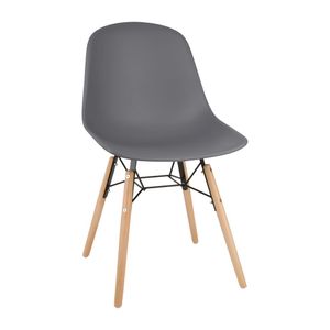 Bolero Arlo Side Chairs Dark Grey (Pack of 2) - FB815  - 1