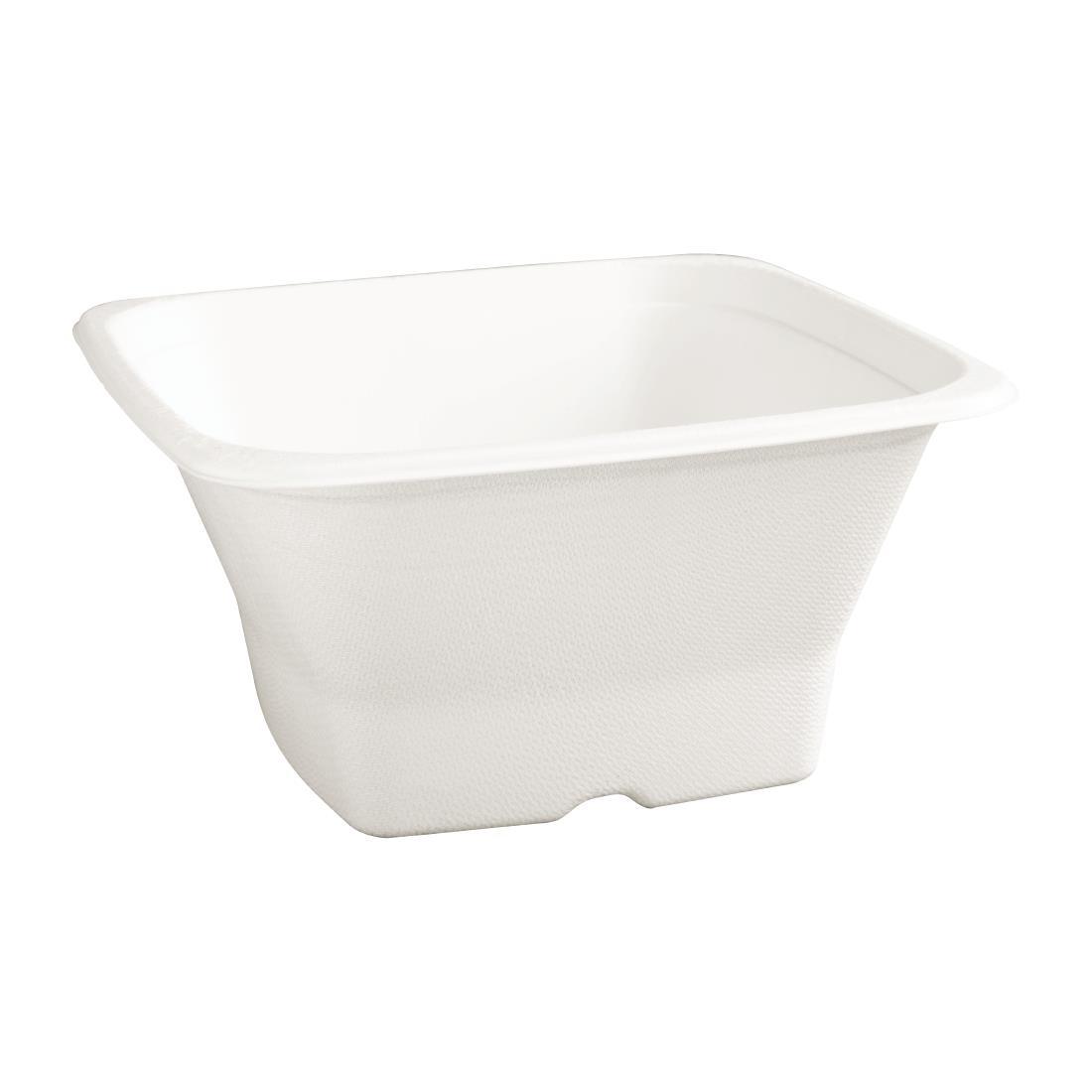 Fiesta Compostable Bagasse Square Bowls 40oz (Pack of 50) - FC538  - 2
