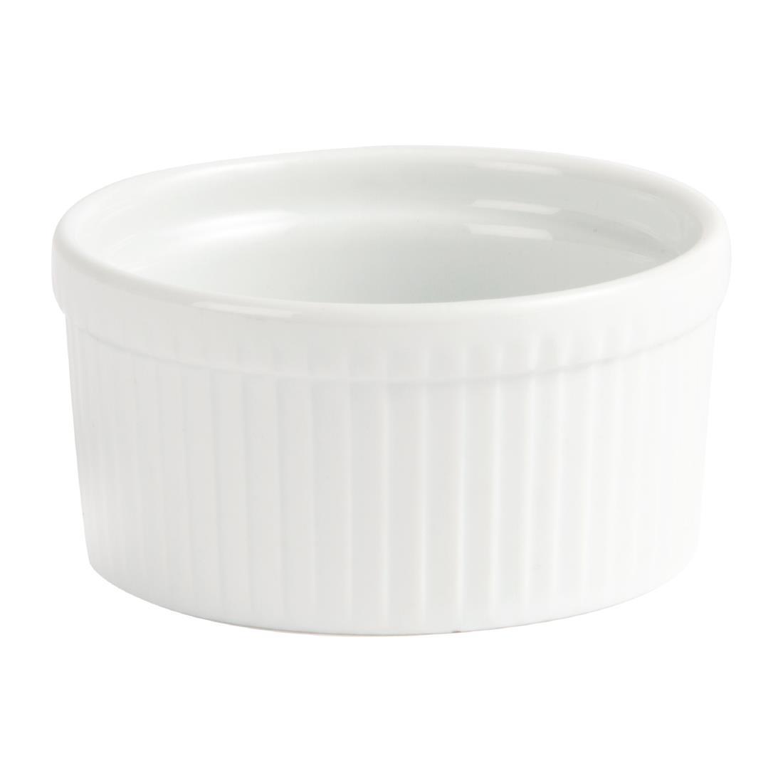 Olympia Whiteware Souffle Dishes 105mm (Pack of 6) - W431  - 2
