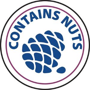 Contains Nuts Labels (Pack of 1000) - U914  - 1