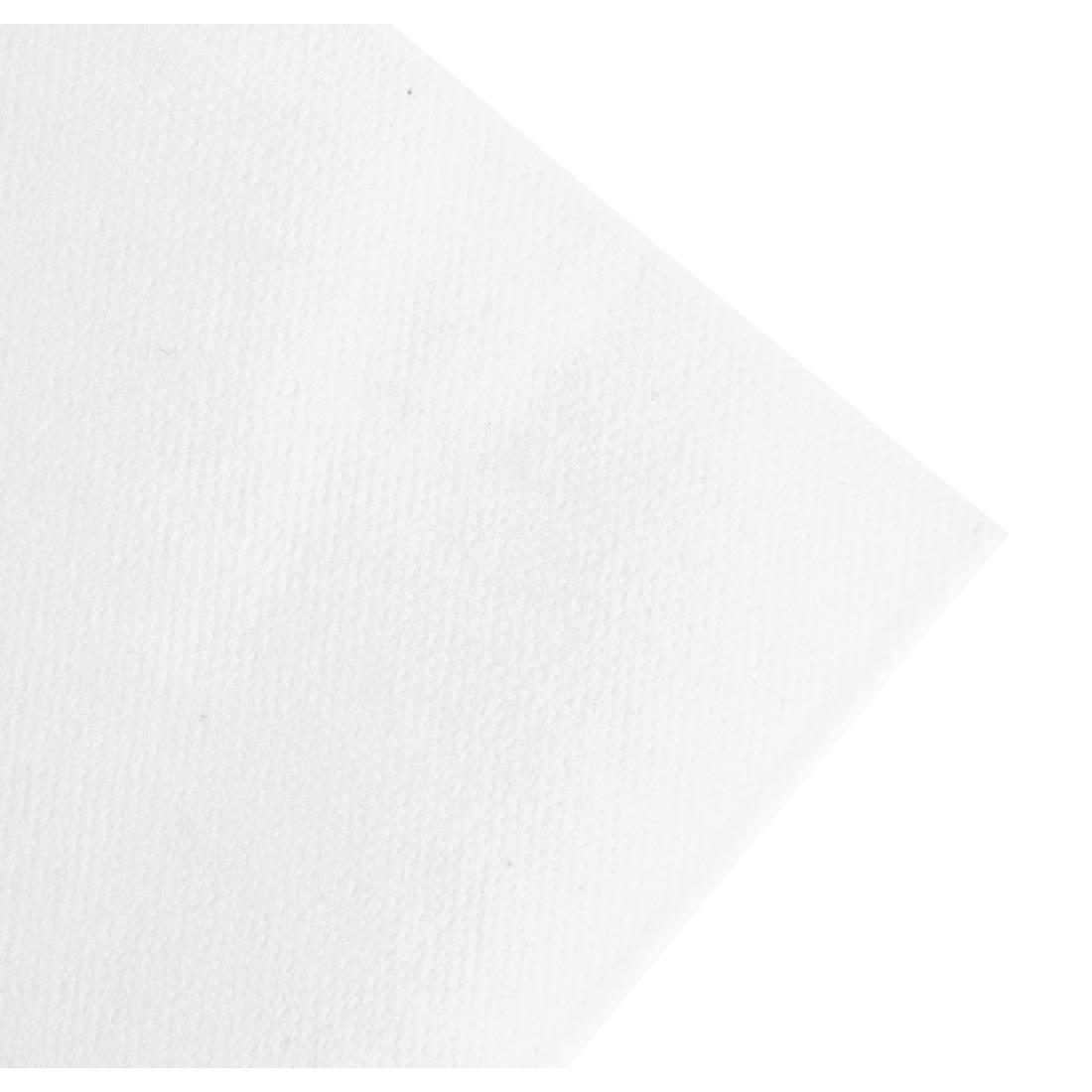 Duni Dinner Napkin White 48x48cm 1ply 1/8 Fold (Pack of 360) - GJ125  - 2