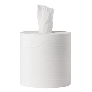 Jantex Centrefeed White Rolls 1-Ply 288m (Pack of 6) - GD834  - 1
