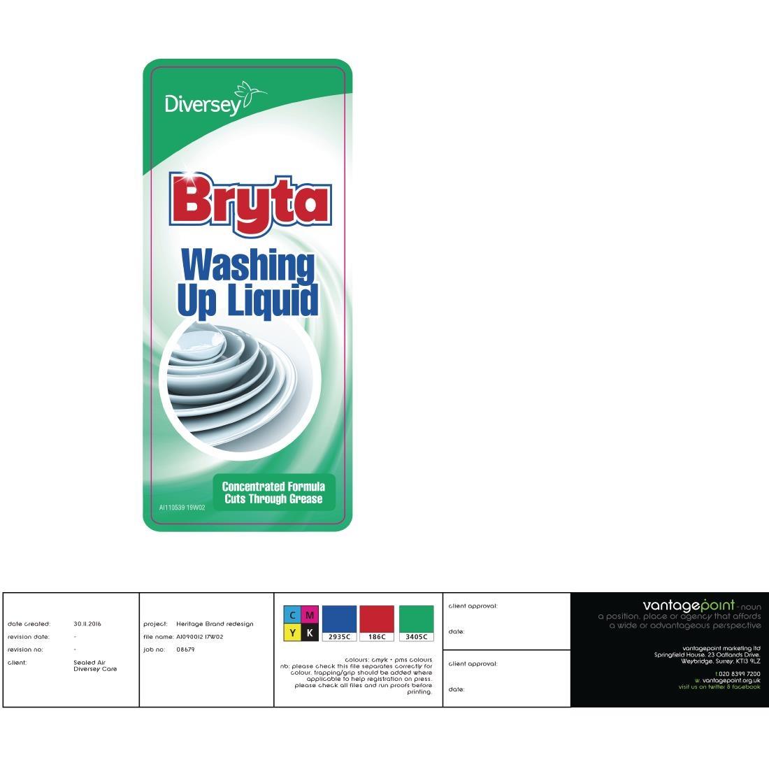 Bryta Washing Up Liquid Concentrate 1Ltr - GH494  - 2
