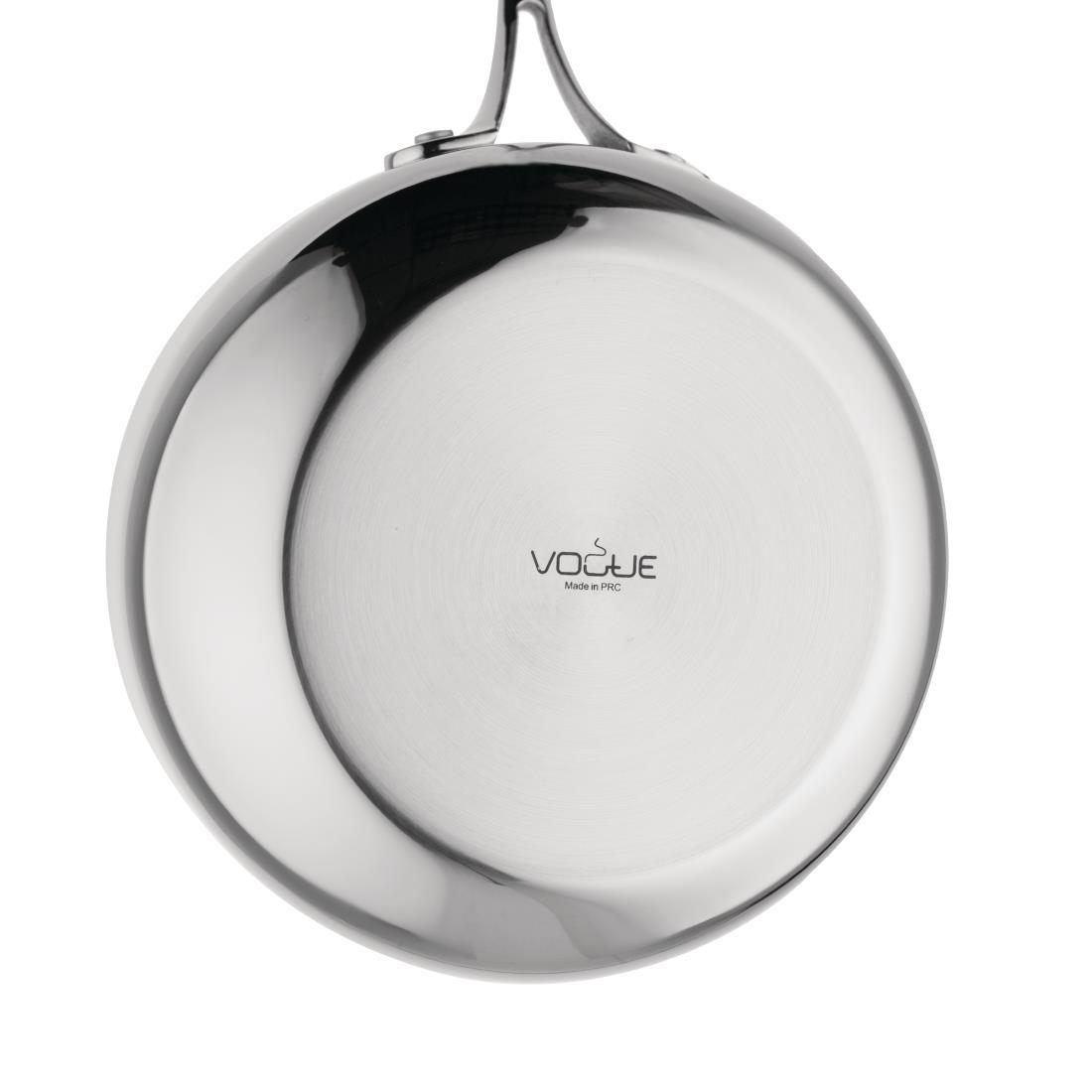 Vogue Tri Wall Flared Saute Pan 200mm - Y240  - 2