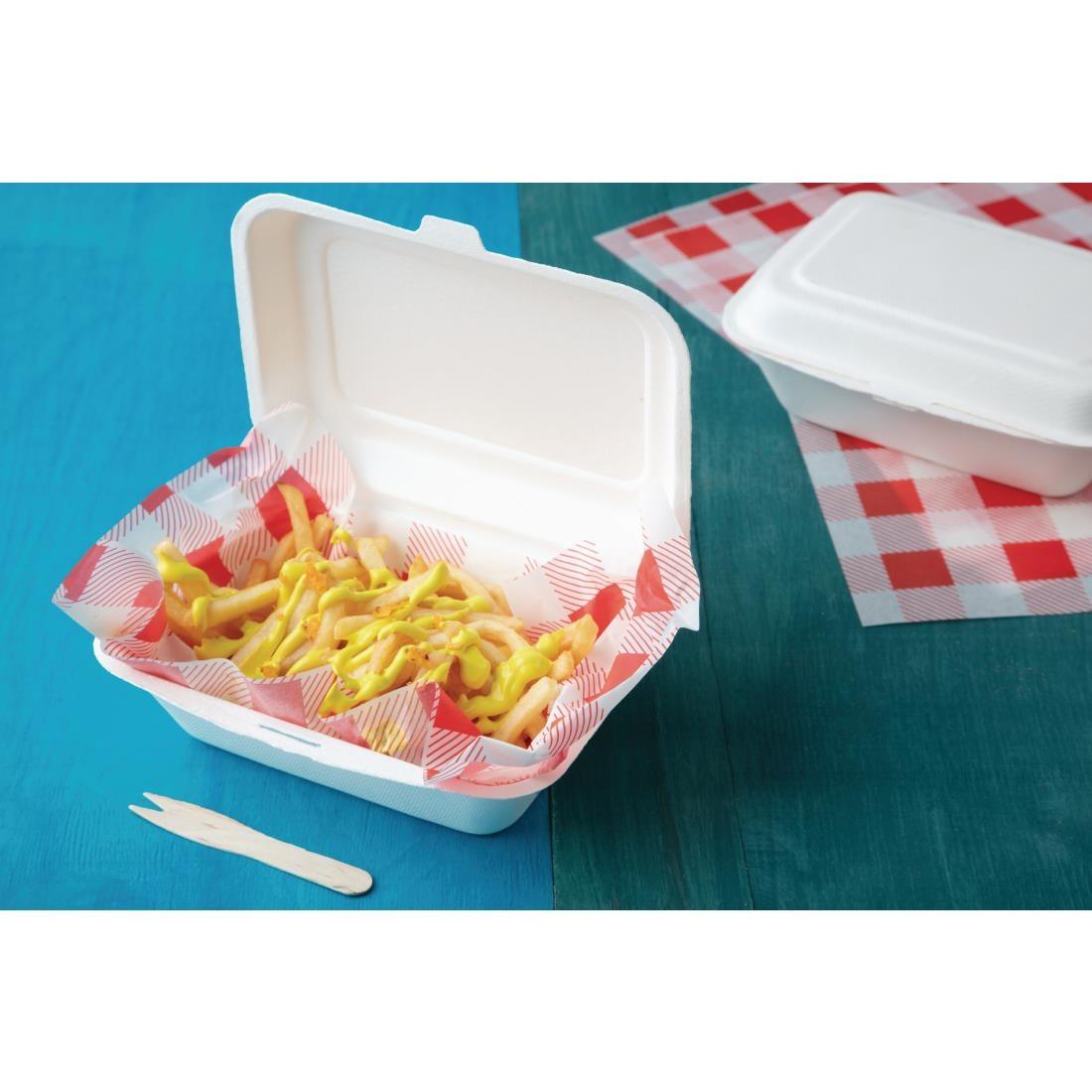 Fiesta Compostable Disposable Wooden Chip Forks (Pack of 1000) - CD901  - 7