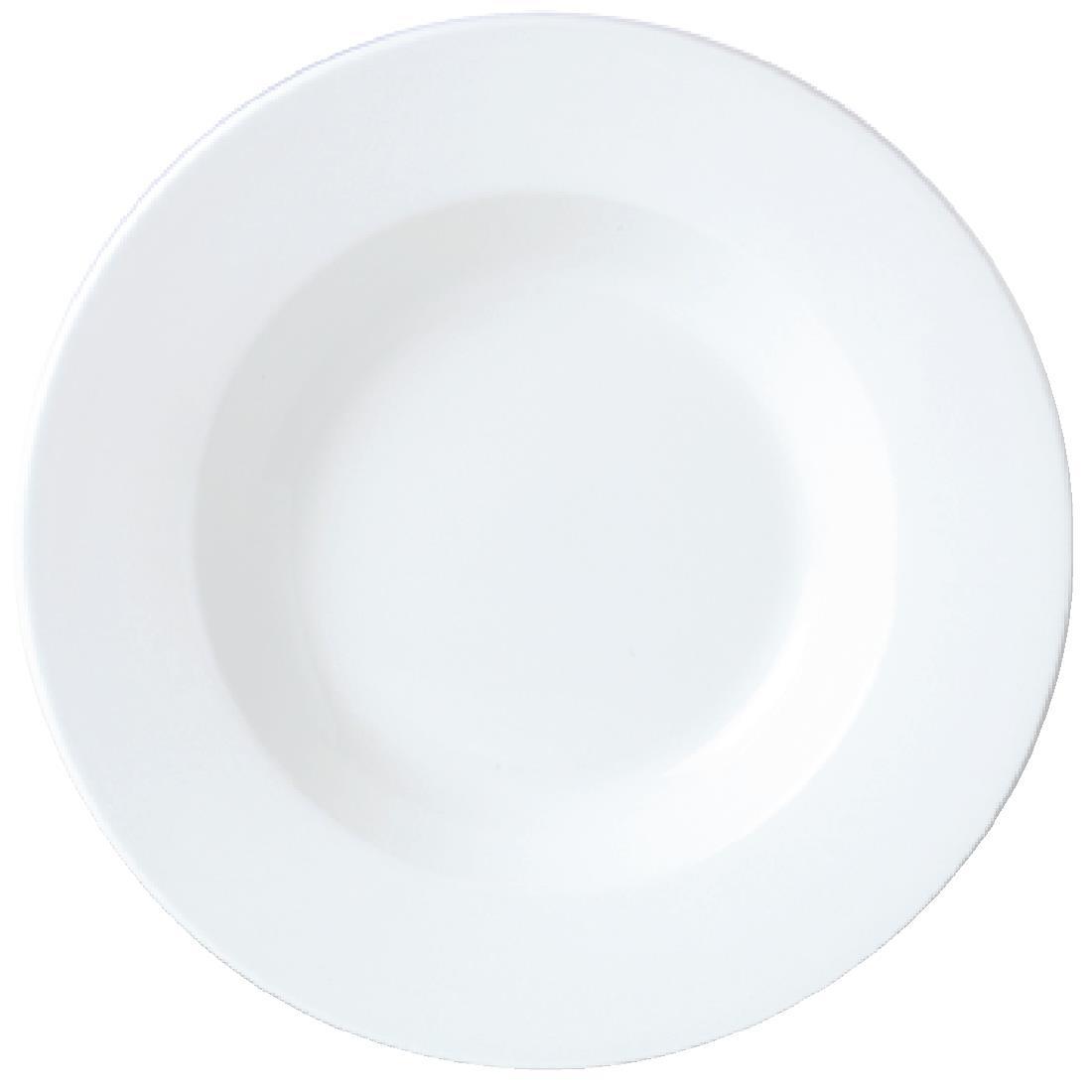 Steelite Simplicity White Pasta Dishes 300mm (Pack of 6) - V0179  - 1