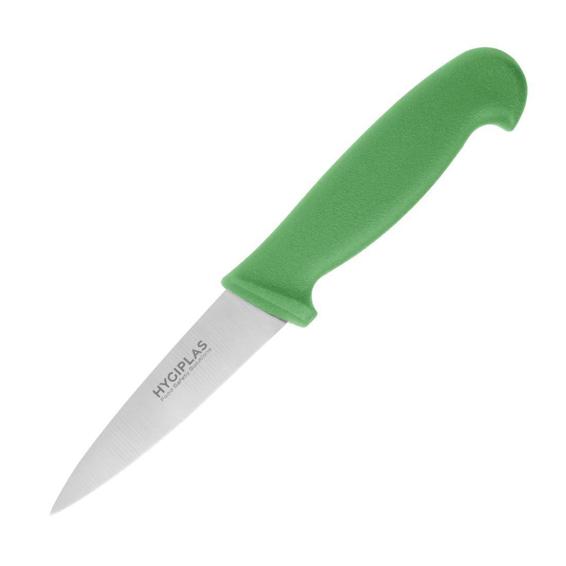Hygiplas Paring Knife Green 9cm - C866  - 1