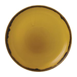 Dudson Harvest Dudson Mustard Coupe Plate 165mm (Pack of 12) - FJ773  - 1