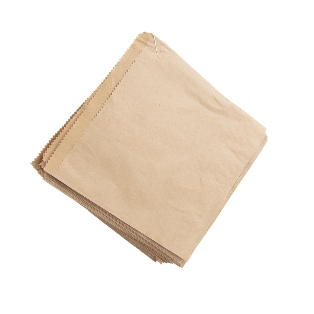 Fiesta Brown Paper Counter Bags Small (Pack of 1000) - CN758  - 2