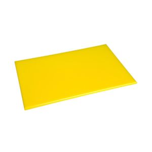 Hygiplas Anti Microbial High Density Yellow Chopping Board - F156  - 1