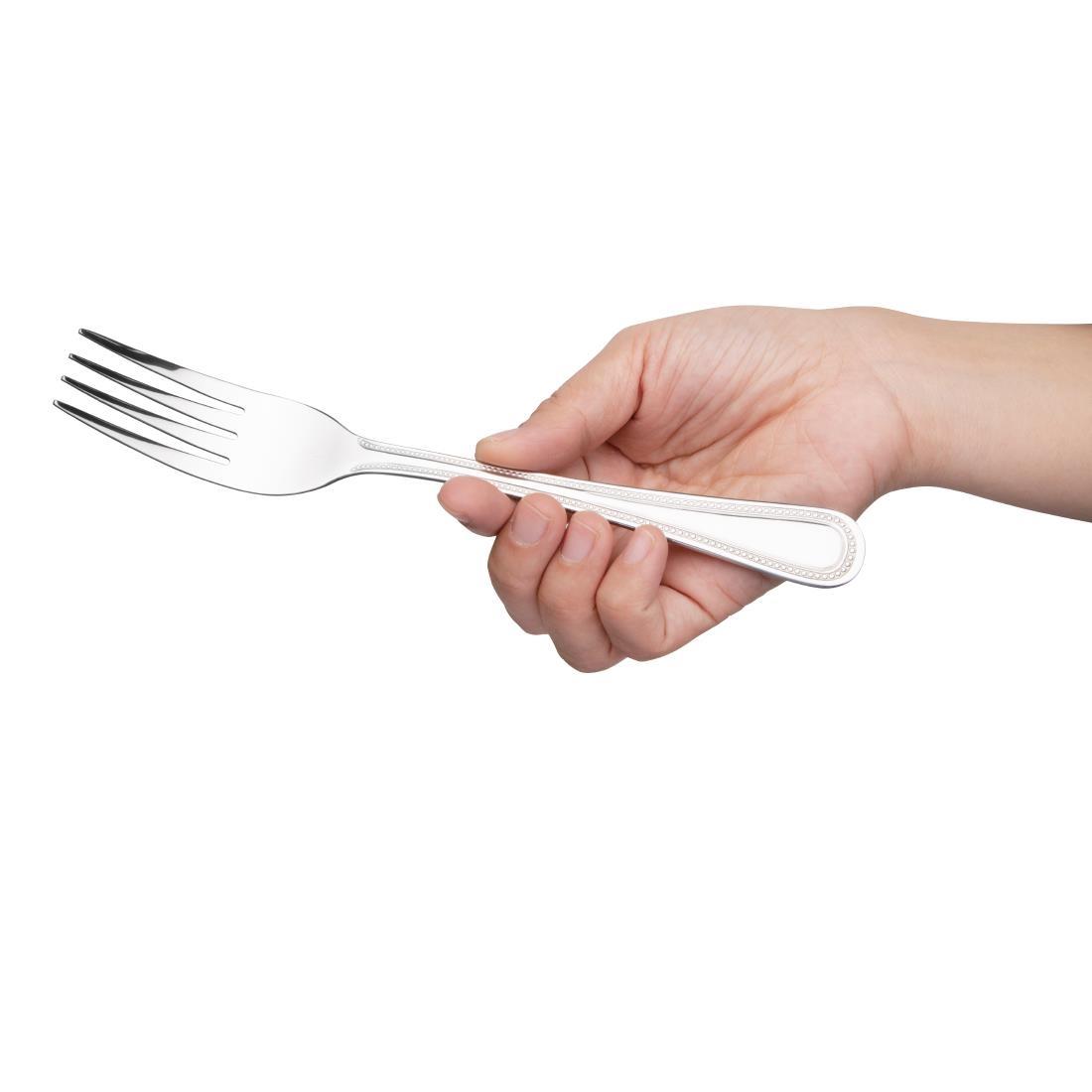 Olympia Bead Table Fork (Pack of 12) - C126  - 6