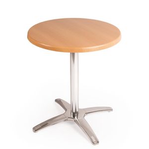 Special Offer Bolero Round Beech Table Top and Base Combo - SA222  - 1
