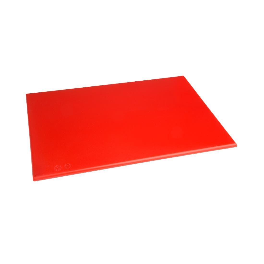 Hygiplas High Density Red Chopping Board Standard - J010  - 1