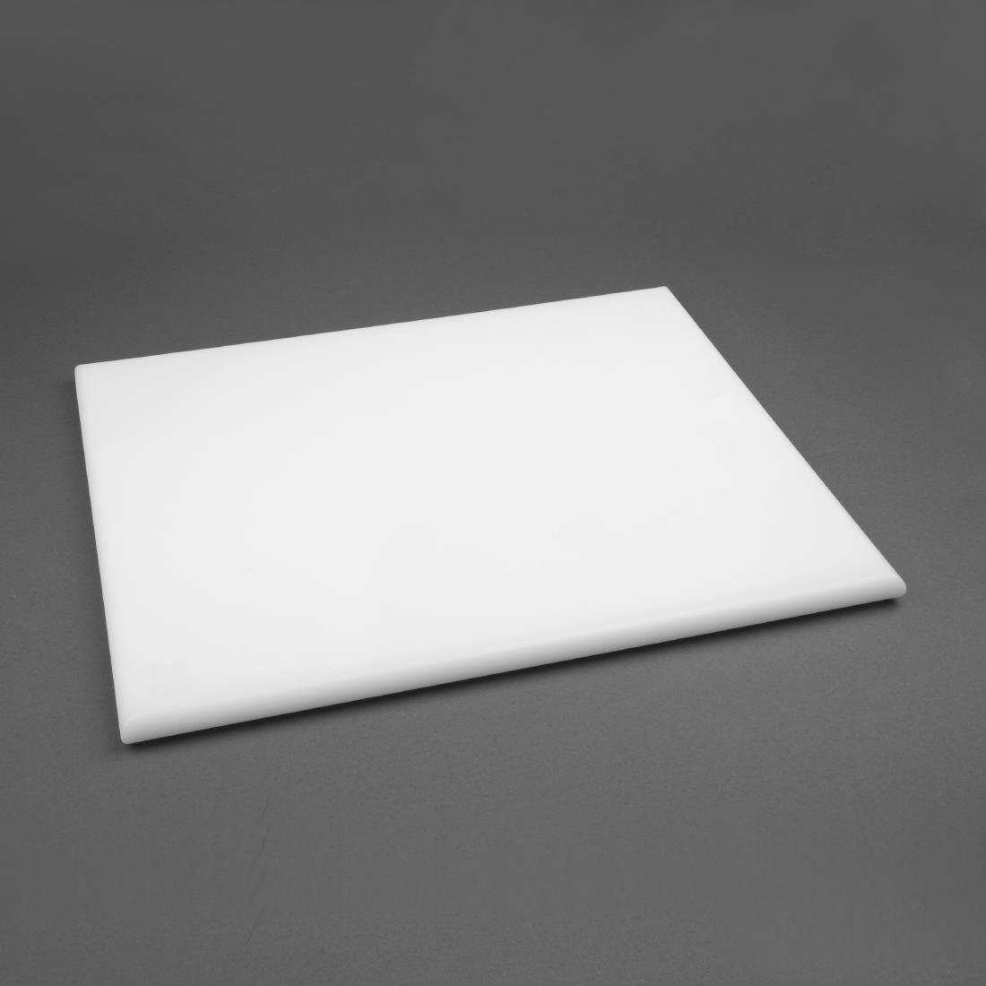 Hygiplas Extra Thick High Density White Chopping Board Large - J044  - 1