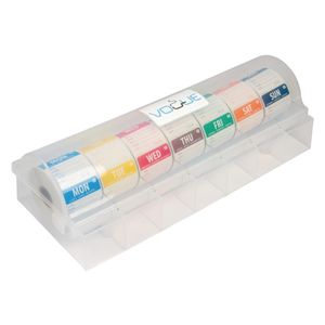 Dissolvable Colour Coded Food Labels with 2" Dispenser - GH475  - 1