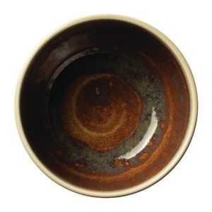 Steelite Aurora Vesuvius Amber Bowls 120mm (Pack of 12) - VV2553  - 3