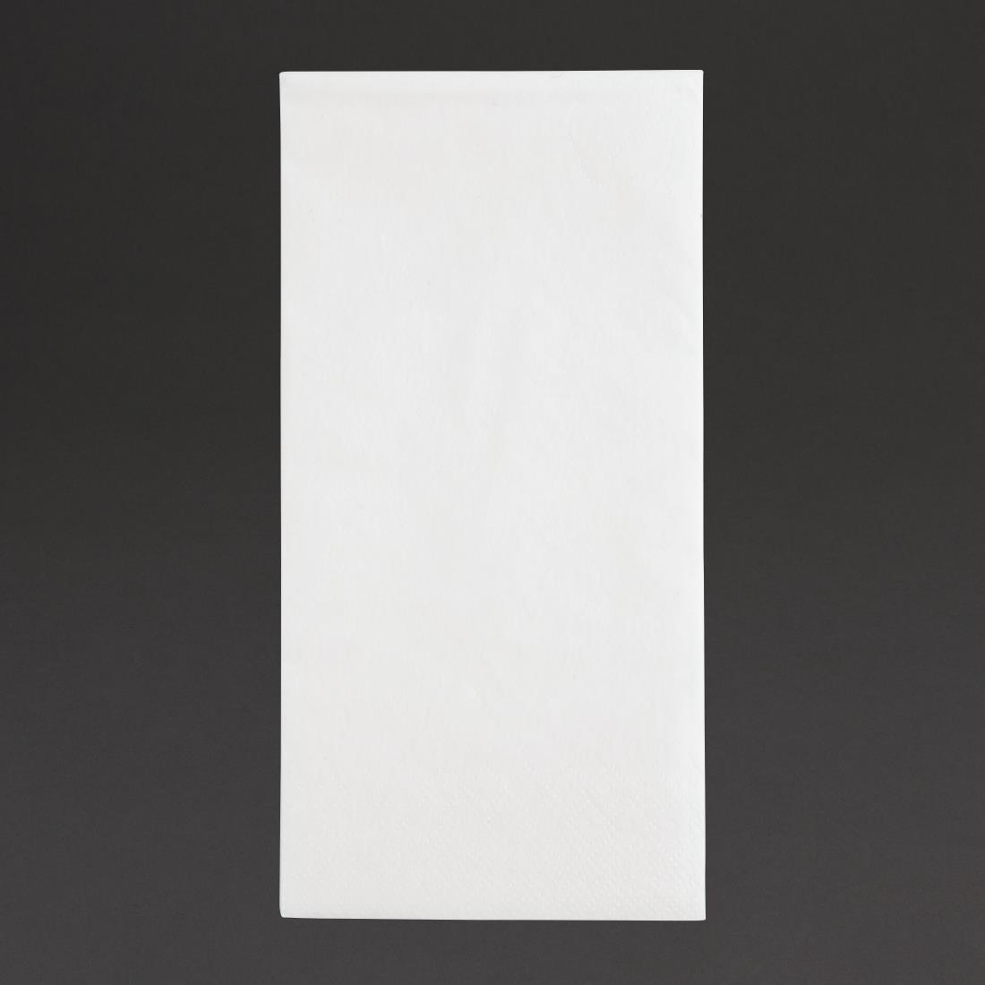 Fiesta Recyclable Dinner Napkin White 40x40cm 2ply 1/8 Fold (Pack of 2000) - FE243  - 1