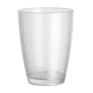 Olympia Kristallon Polycarbonate Tumbler Pebbled Clear 275ml (Pack of 6) - DC928  - 1