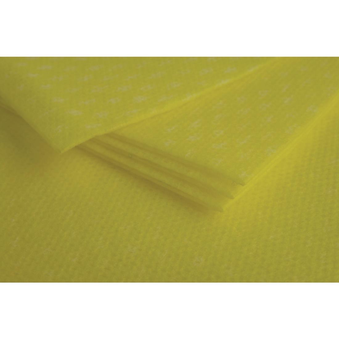All-Purpose Non-Woven Cleaning Cloths Yellow (Pack of 500) - FP683  - 2