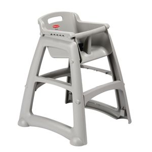 Rubbermaid Sturdy Stacking High Chair Platinum - M959  - 1