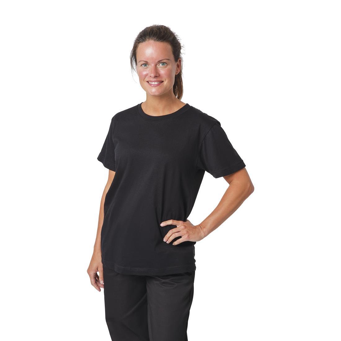 Unisex Chef T-Shirt Black 2XL - A295-2XL  - 3