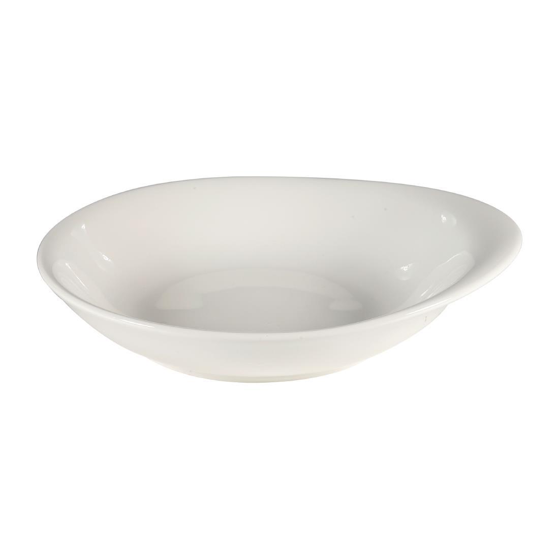 Churchill Bit on the Side Round Dish White 185mm (Pack of 12) - DY859  - 1