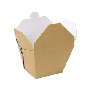 Colpac Recyclable Microwavable Food Boxes Square 750ml / 26oz (Pack of 250) - DM172  - 1