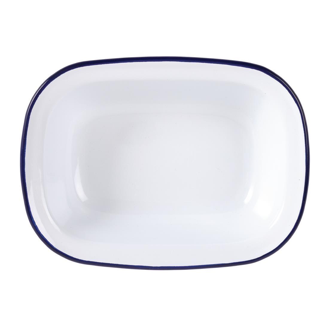 Olympia Enamel Dishes Rectangular 280 x 190mm (Pack of 6) - GM510  - 4
