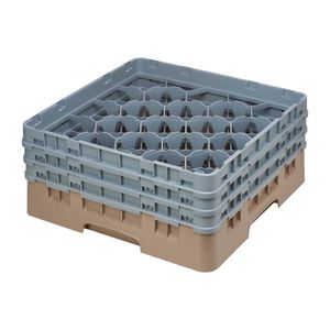 Cambro Camrack Beige 20 Compartments Max Glass Height 174mm - FD067  - 1