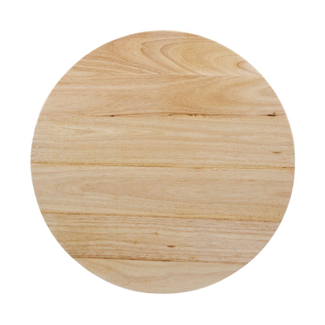 Bolero Pre-drilled Round Table Top Natural 600mm - DY738  - 1