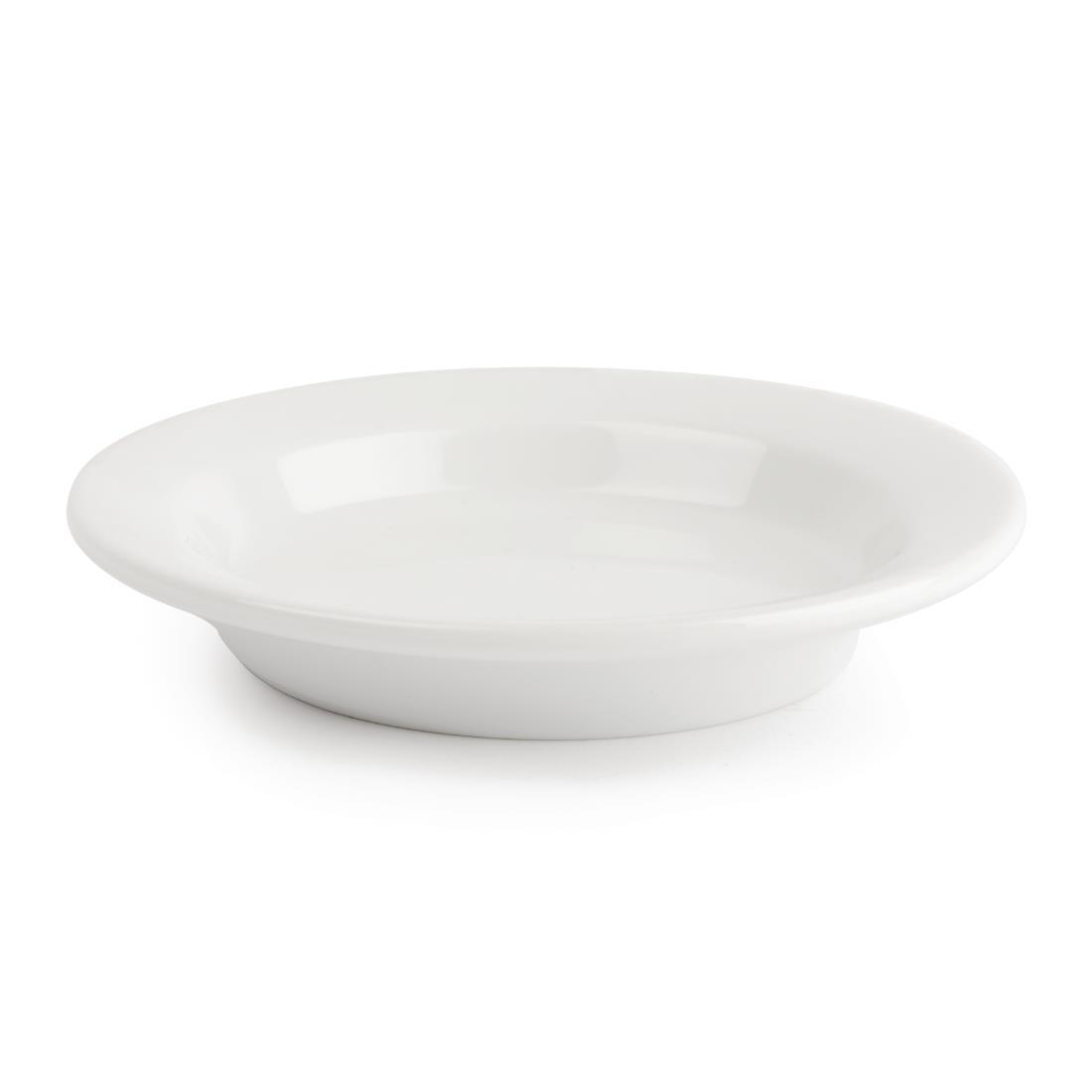 Royal Porcelain Classic White Butter Dishes (Pack of 48) - CG067  - 2