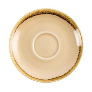 Olympia Kiln Cappuccino Saucer Sandstone 140mm (Pack of 6) - GP331  - 1