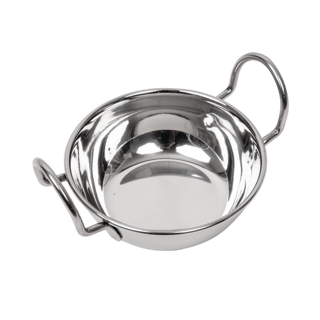 Balti Dipping Dish with Handles 100mm - CK580  - 2
