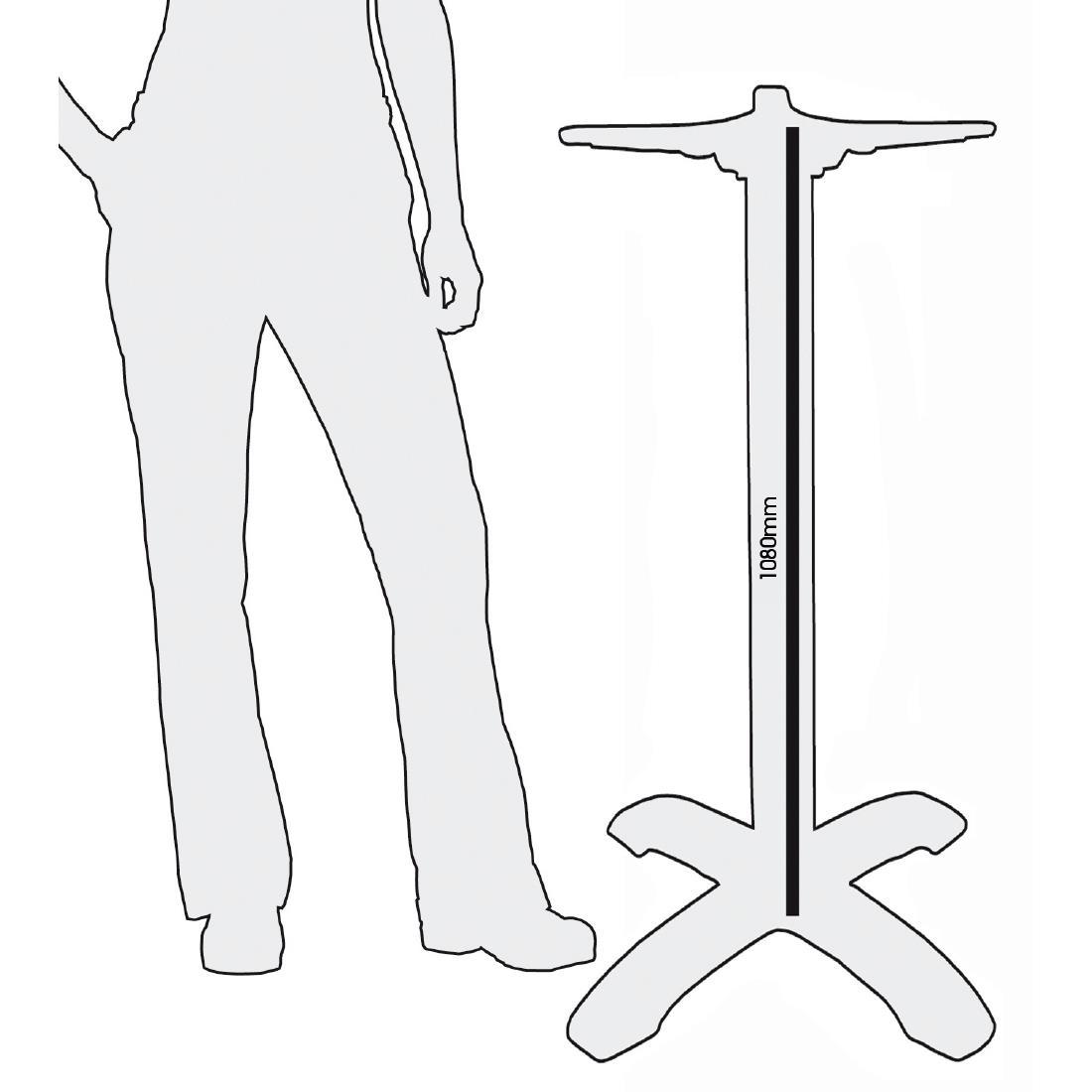 Bolero Cast Iron Poseur Table Leg Base - CR478  - 2