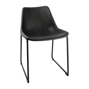 Bolero Rodeo Side Chairs Black (Pack of 2) - FB880  - 1