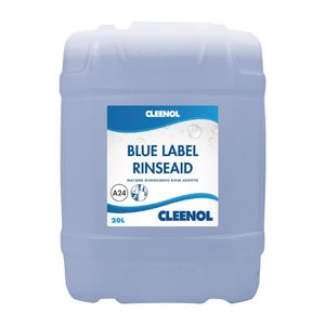 Cleenol Blue Label Dishwasher and Glasswasher Rinse Aid 20Ltr - FT361  - 1