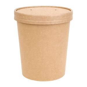 Fiesta Recyclable Soup Containers 910ml/32oz 118mm (Pack of 500) - FP479  - 3
