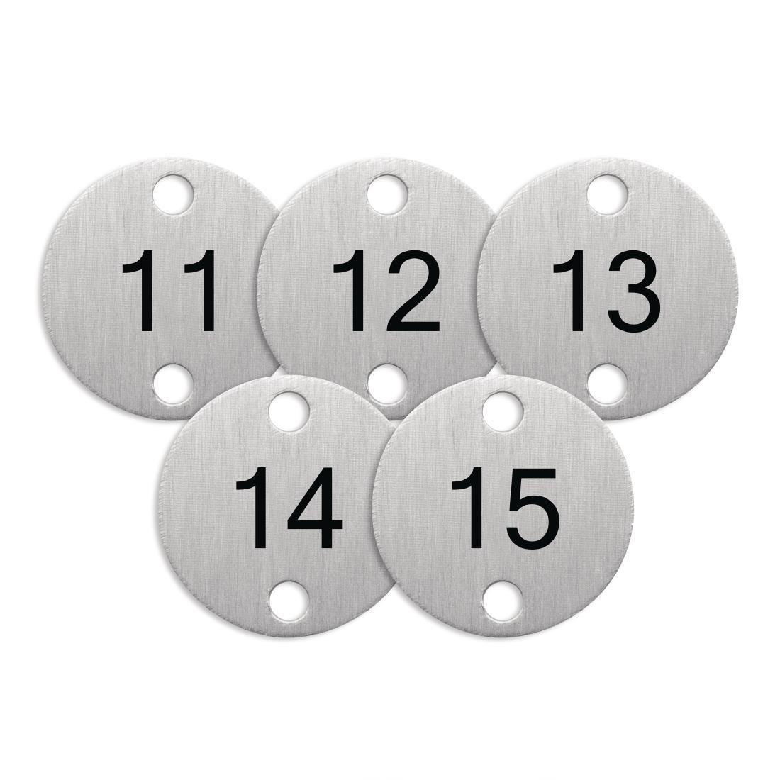 Bolero Table Numbers Silver (11-15) - DY772  - 3