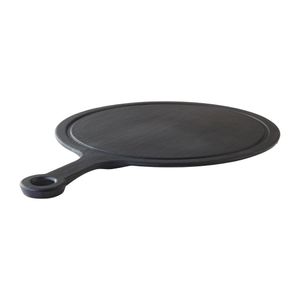 APS Slate Melamine Handled Platter 340 mm - CS125  - 1