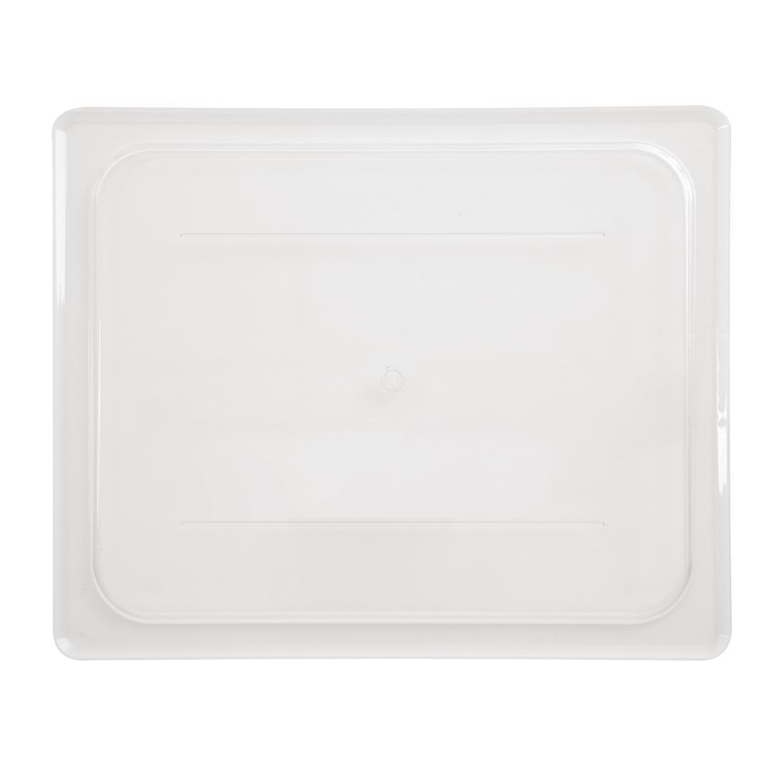 Cambro Clear Polycarbonate 1/2 Gastronorm Lid - DC663  - 4