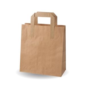 8.5x10x4.5" Medium Kraft SOS Bags (Case of 250) - 1752 - 1