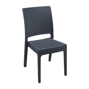 Florida Side Chair Dark Grey (Pack of 2) - FS444  - 1
