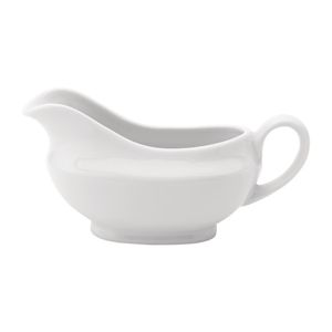 Utopia Titan Traditional Sauce Boats White 110ml (Pack of 6) - CW339  - 1