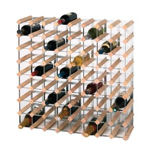 Wine Rack Wooden 72 Bottle - F285  - 1