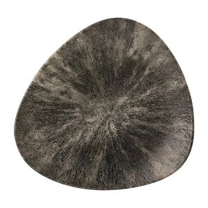 Churchill Stone Quartz Black Lotus Plate 228mm (Pack of 12) - FR055  - 1