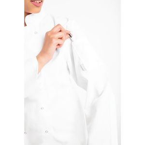 Whites Vegas Unisex Chefs Jacket Long Sleeve White S - A134-S  - 8
