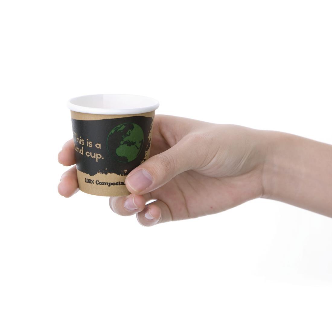 Fiesta Compostable Espresso Cups Single Wall 113ml / 4oz (Pack of 1000) - DY981  - 3